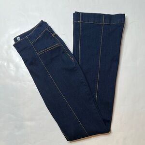 INC High Waist Back Zip Blue Jeans